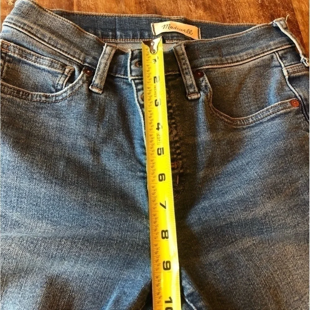 Madewell 9” Mid-Rise Skinny Crop Blue Jeans